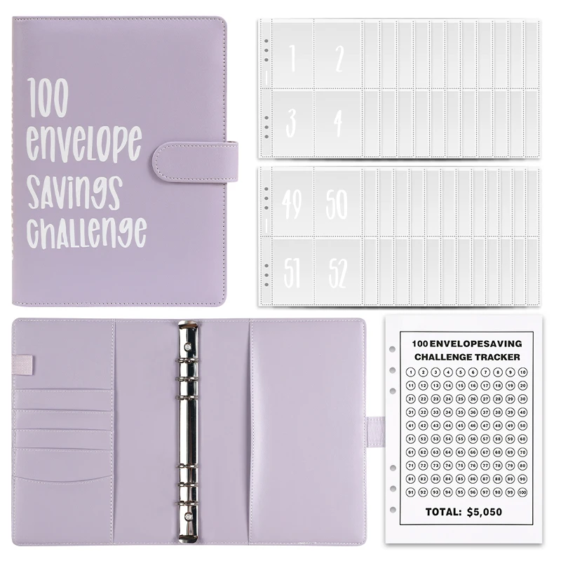 100 Envelope Savings Challenge / Budget Binder
