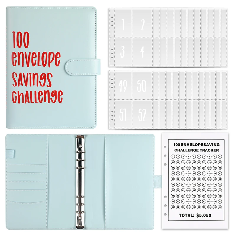 100 Envelope Savings Challenge / Budget Binder